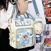 Nuovi Zainetti Ita Carini Y2K Borsa a Spalla Grande Capacità Borsa a Mano Trasparente per Ragazze Lolita Espositore per Spille Fai da Te Borsa a Tracolla