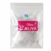 Jieliya Transparent Seamless Dual-Use Nail Tips - 50 Piece Pack