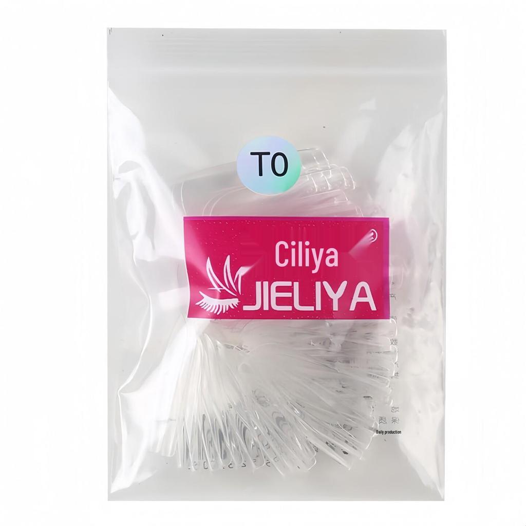 Jieliya Transparent Seamless Dual-Use Nail Tips - 50 Piece Pack
