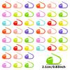 500Pcs Mini Colorful Yarn Marking Buckles Handmade DIY Weaving Auxiliary Tools for Knitting/Crochet Clothing Sewing Accessories
