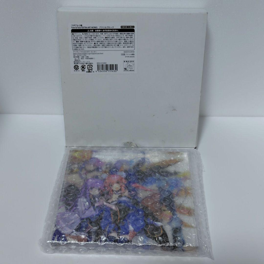 

[USED] Game Wada Arco Exhibition Fate/EXTRA ART WORKS Acrylic Block