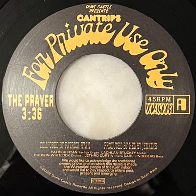 7inch Record CANTRIPS - The Big Break / The Prayer DCAS003 Dune Castle Rec 2023 UK Soul/Funk