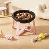 Bite-resistant Pet Food Bowl With Stand Anti-Overturning Bowl Slow-Feeding Bowl  Cat And Dog