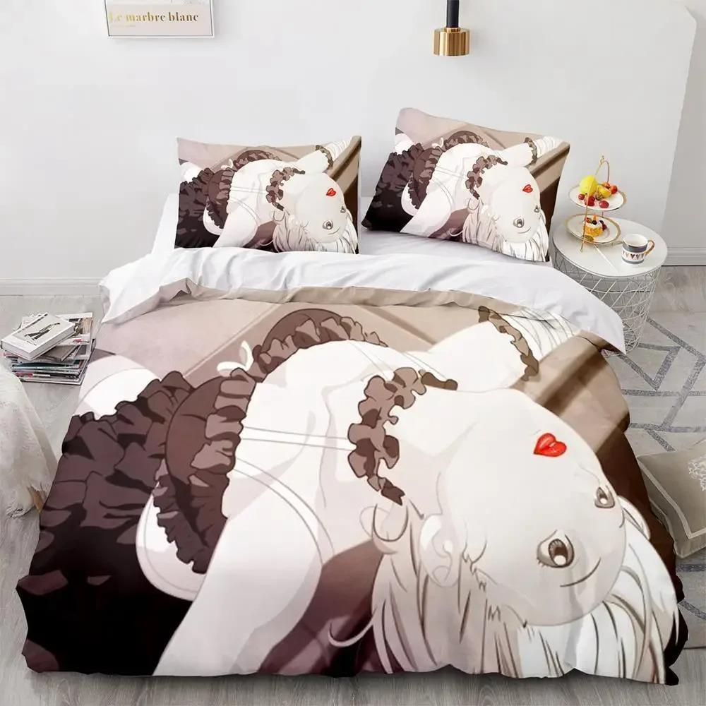 

Комплект постільної білизни Зошит смерті Single Twin Full Queen King Size Bed Set Дорослі Дитяча спальня Підодіяльники 3D-друк Аніме Зошит смерті EU Double 200x200cm