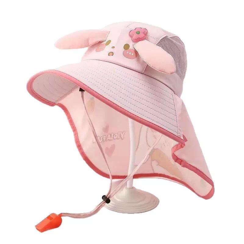 Kids' Sun Protection Hat with Neck Shawl - Spring & Summer Edition