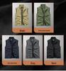 Herren Übergröße Mehrere Taschen Outdoor Weste mit Stehkragen - Ideal für Frühling, Herbst, Fotografie und Angeln