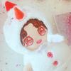 Niannyyhouse Cotton Doll Clothes - 20cm Doll Clothes - Hat + Jacket + Scarf - 3-Piece Set - Christmas Outfit - Dress Up - Christmas Snowman Outfit -