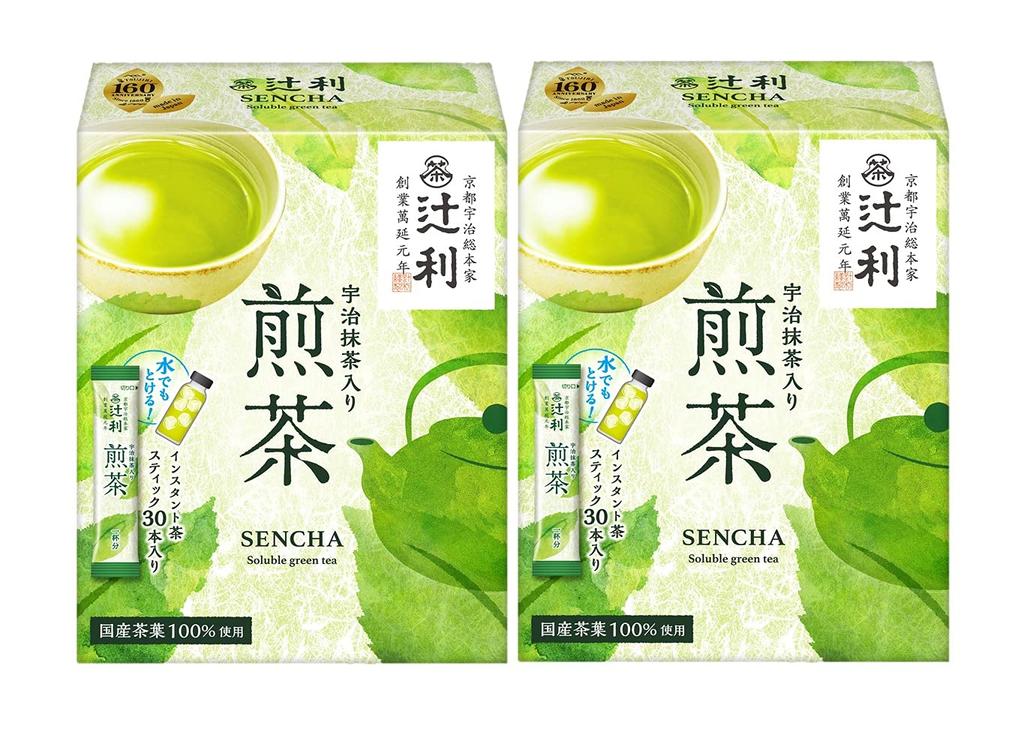 Tsujiri Uji Matcha Sencha 30p X 2 Boxes Powder (Sticks)