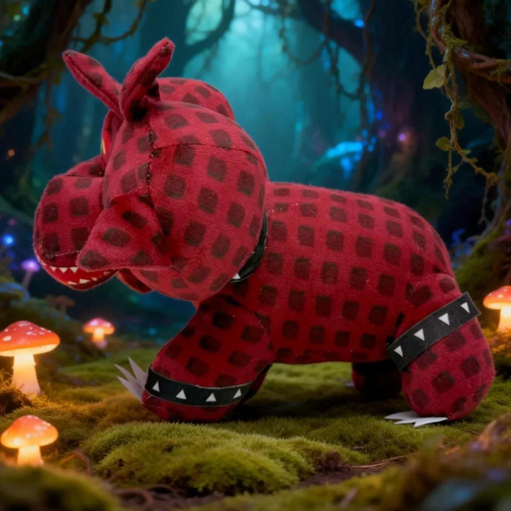 Kawaii Game Steal A Brainrot Cerberus Plushie Stuffed Doll Toys Peripherals Soft Red Monster Cerberus Plush Doll Pillow Room Dec