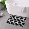 1PC MODERN INTERLACED GEOMETRY Kitchen Rug Non-Slip Door Mat Pop Design Bathroom Rug Bath Mat Carpet for Home Sink Laundry Decor