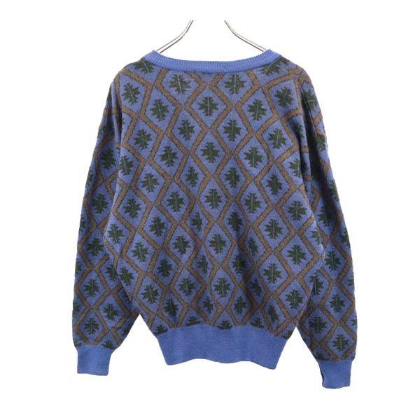 YVES SAINT LAURENT Tricots Mohair Blend Overall Handle Long Sleeve Knit Men's Used