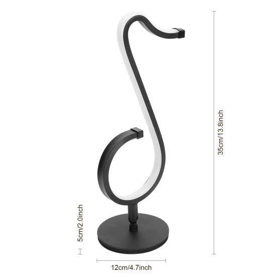 Table Lamp Music Note Night Light RGB 16 Million Colors Media Streaming