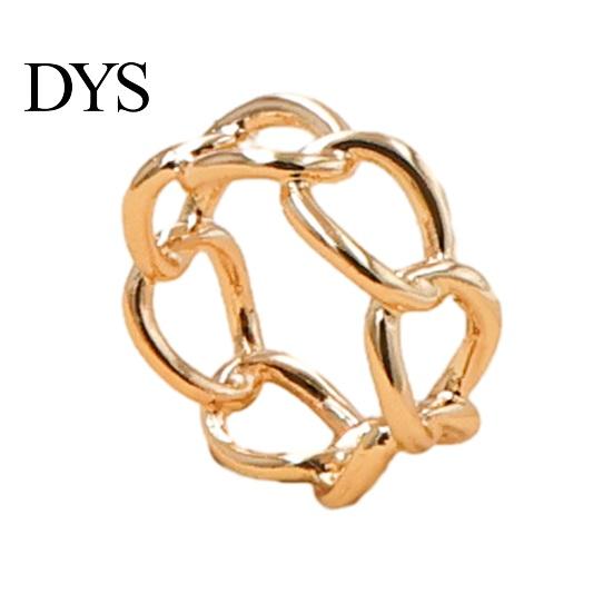 Fashion Scarf Jewelry Hollow Chain Ring, Modern Clip Electroplated Ring Holder for Women Shirts Shawls Neckerchiefs Slide
