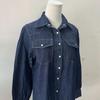 2025 Spring Collection: Yang Mi Qin Shi Button-Down Denim Shirt