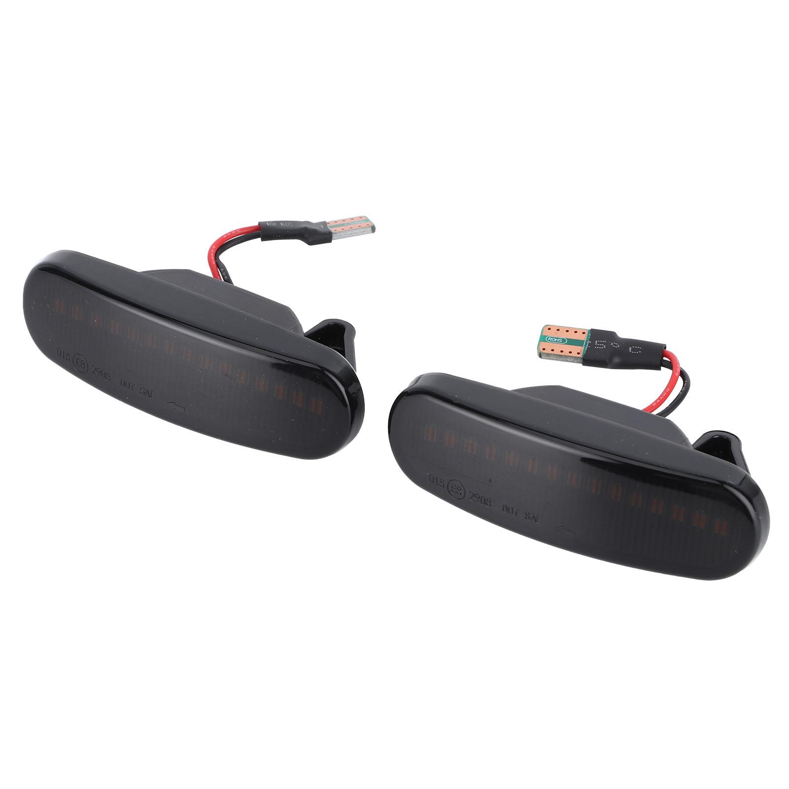 

2 шт. светодиодный боковой габаритный фонарь 51717793 51942933, подходит для Fiat Panda 169 Grande Punto 199 Smoke