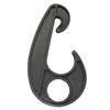 Black Car Tarpaulin Rope Hook PVC Kayak Cord Hook Universal Plastic Hook