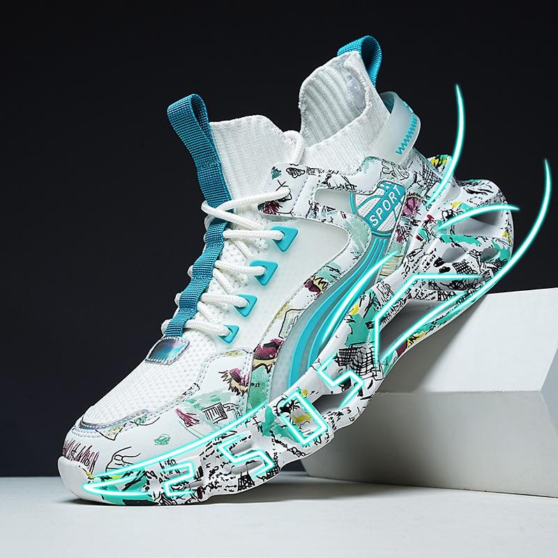 Men's shoes summer breathable 2025 new sports shoes men's mesh spring casual shoes lightweight shock-absorbing running shoes