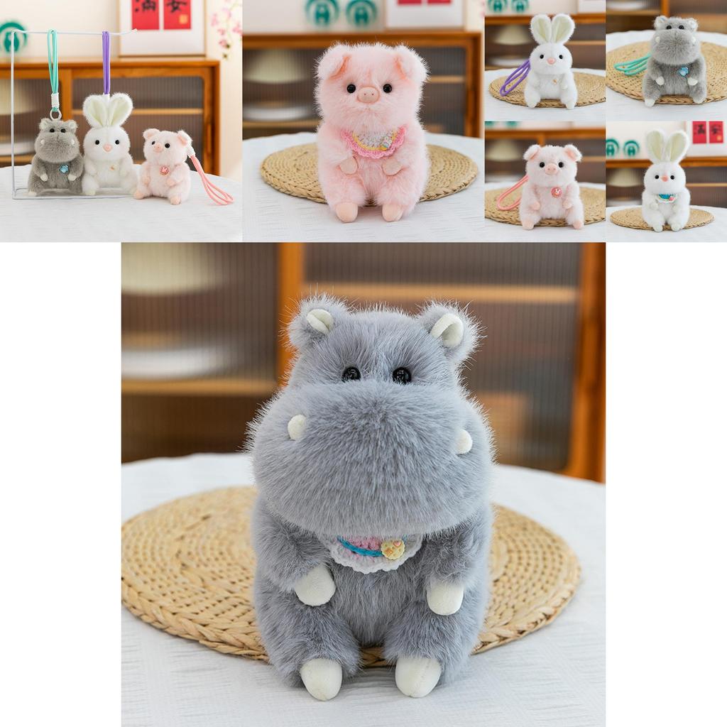 Plush Animal Toy Pack With Whale And Bunny Plushies For Party Decor And Gifts