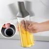 New 500ml Automatic Opening Glass Oil Bottle Condiment Container Pouring No Oil Leakage Oil Dispenser For Kitchen