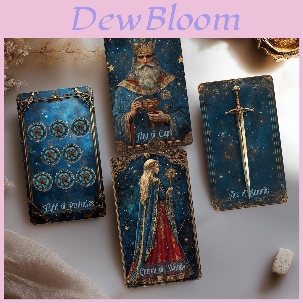 Tarot Card Deck With Blue Dream Theme For Entertainment And Skill Building