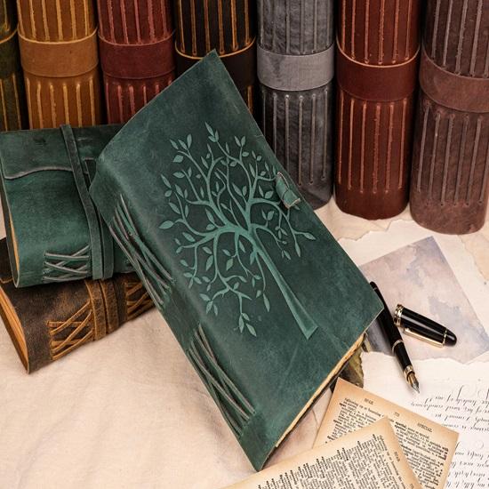 Tree of Life Journal Leather Diary Handmade Deckle Edge Paper Notebook Premium Diary
