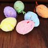 6 Pcs Easter Eggs Foam Hanging Ornaments Hand Painted Home Decor Toy Gifts DIY Crafts Party Decorations Children's Toys