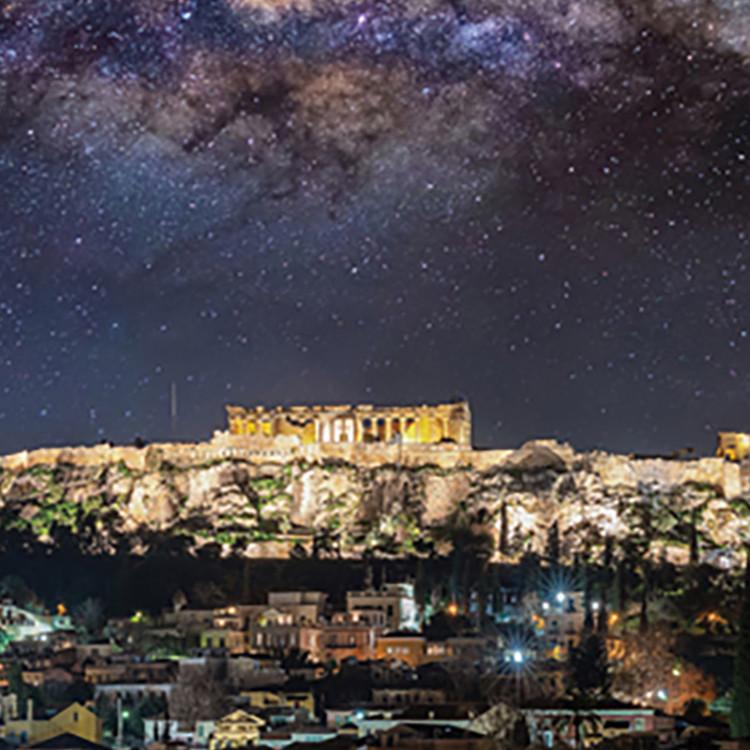 2000-teiliges Puzzle - Der Sternenhimmel des Parthenon (Mini), beliebtes koreanisches Puzzle