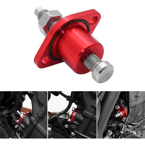 Motorrad Manuell Steuerkette Spanner Einstellschraube für Honda CRF150 R/RB CRF250 R/X CRF300L/Rally/ABS CRF450 R/X/RX/RWE/L/RL XR400R Schwarz