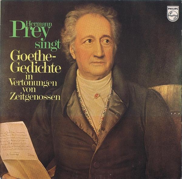 LP Record HERMANN PREY Hermann Prey Singt GoetheGedichte 6599692 Philips 1973 Germany Classical Used