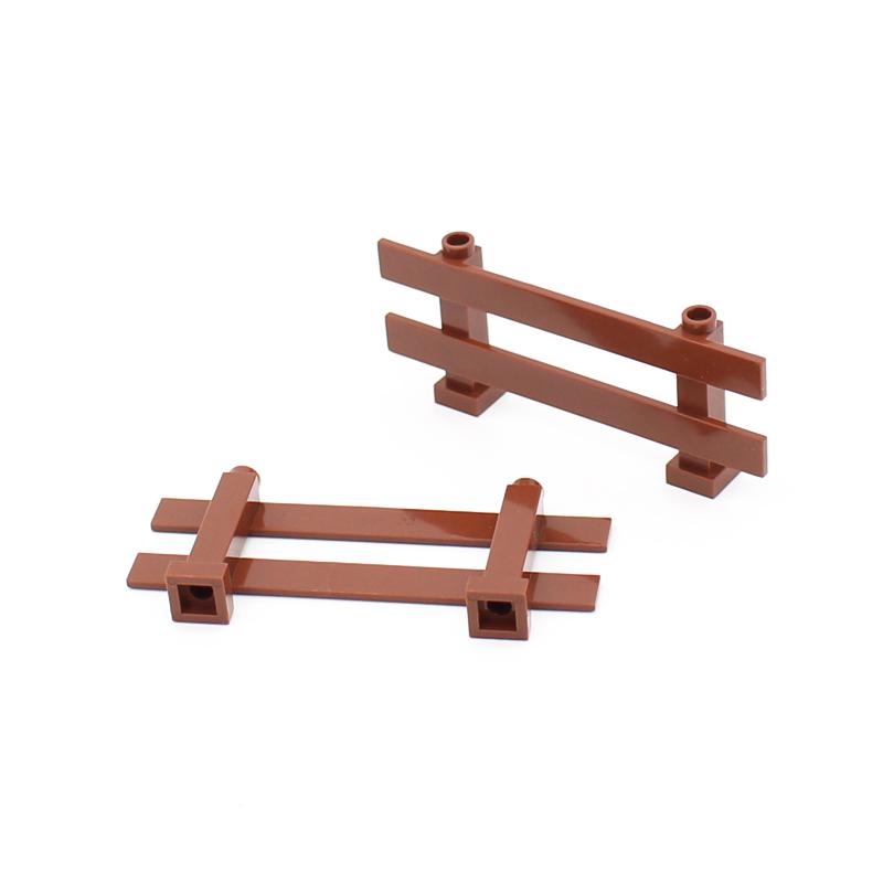 40-teiliges MOC-Teile-Set 6079 Zaun 1x8x2 2/3 Geländer Handlauf Stange Bausteine ​​Kreativ kompatibel mit City Street View