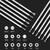 Car 12-in-1 Magnetic Screwdriver Set with Cross Flat and Phillips Heads Multi-Functional Precision High-Hardness Kit Tools