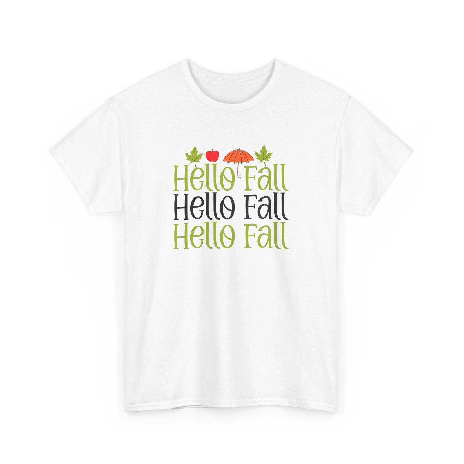 Fall Aesthetic T-Shirt | Autumn Leaves Pumpkin Spice Tee | Hello Fall Shirt 3XL