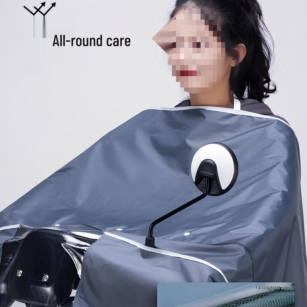 Electric Motorcycle Dashboard Rainproof Cover with Sunshade Screen