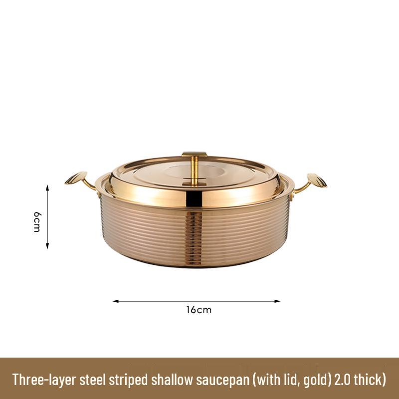 

Високоякісний вок-каструля з нержавіючої сталі Інь-Ян для індукції та газу