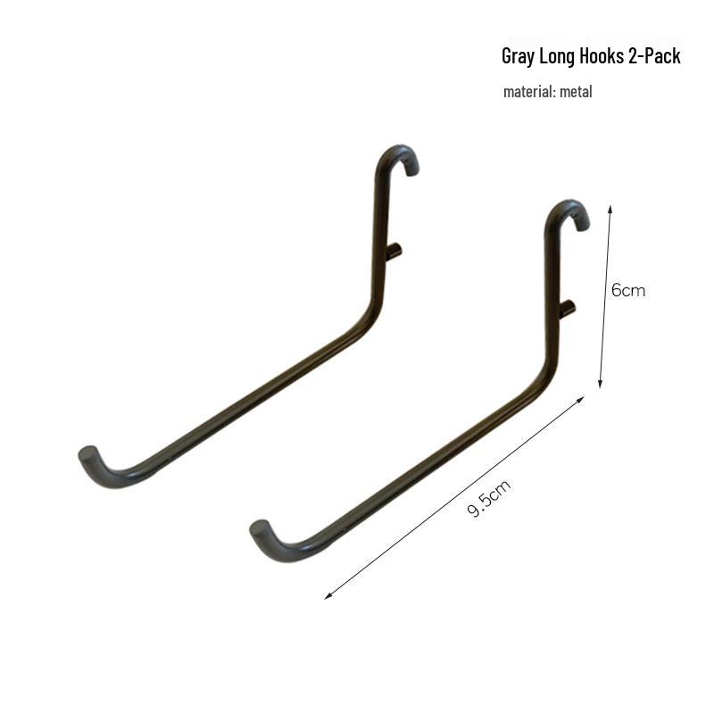

Аксесуари Tuoyuyi для перфорованої дошки: Сумісно з IKEA SKÅDIS, настільними полицями та стелажами.