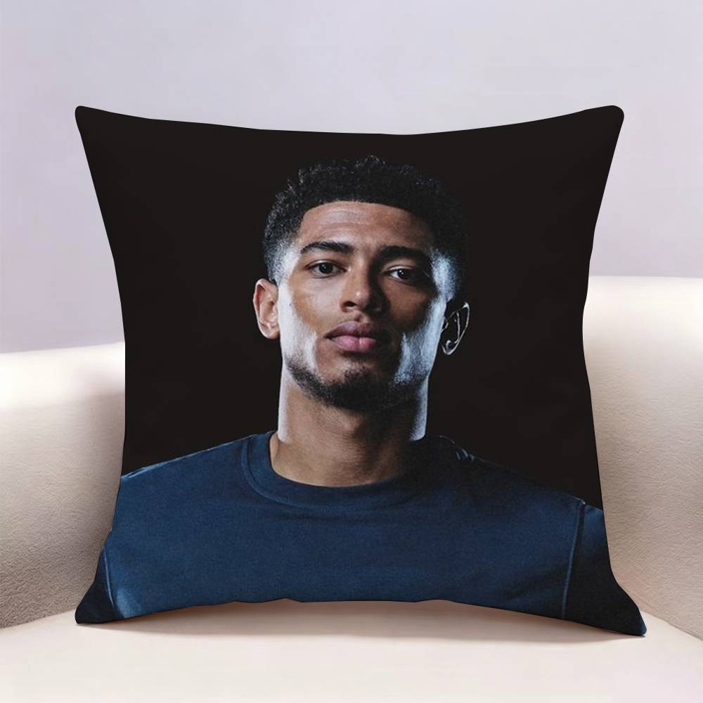 JJude BBellingham Football Doublesided print Pillow Case Pattern Printed Pillowcase For Living Room Sofa Cushion Cover