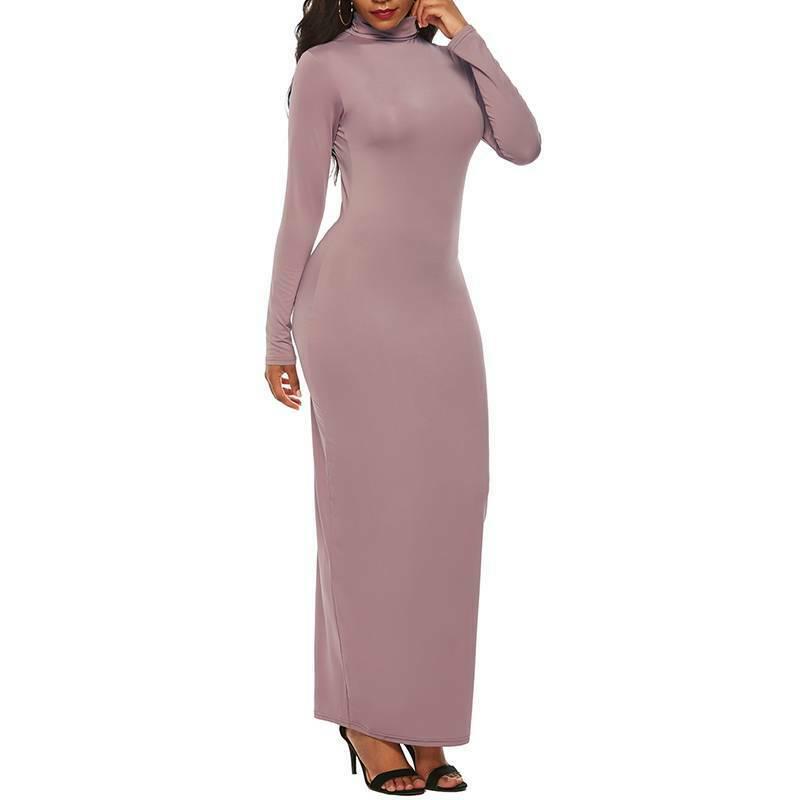 Buy Women Long Sleeve Stretch Bodycon 