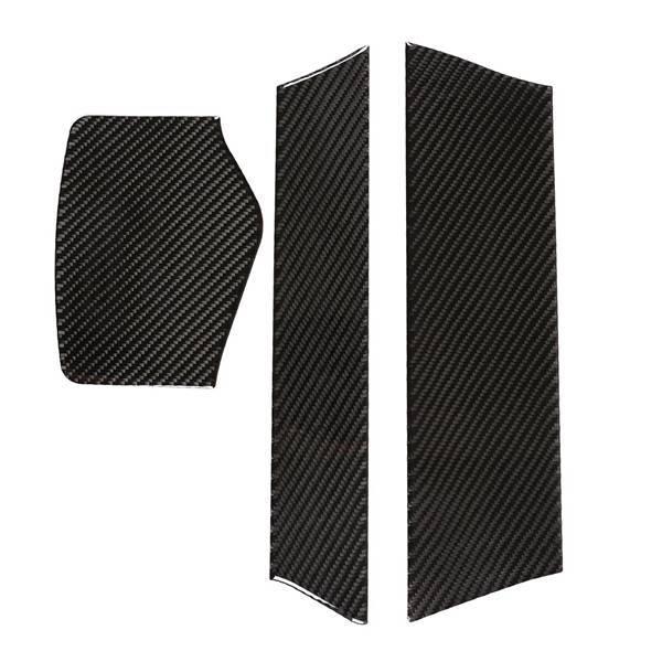 3-Piece Carbon Fiber Armrest Panel Stickers for Left-Hand Drive BMW Z4 (2017-2020)