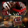 330Pcs Mimic Treasure Chest Monster Building Block Kit,MOC Pirate Treasure Box Games Series Loot Assemble Construction Brick Set