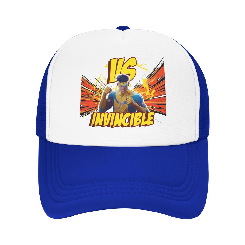 Invincibles VS Vintage Poster Sun Hats Summer Fashion Mesh Hip Hop Hats Breathable Design Baseball Caps Gift