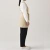 Bib Apron Bib Short Apron CT2398 6 Brown Free [Seven Uniform]