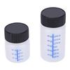 120 Pcs Touch Up Paint Bottles Reusable 2oz 1oz Plastic Paint Containers for Wall Car Furniture Repair