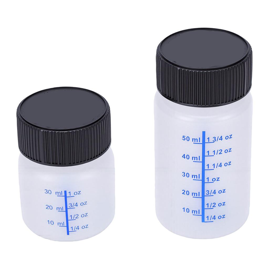 120 Pcs Touch Up Paint Bottles Reusable 2oz 1oz Plastic Paint Containers for Wall Car Furniture Repair