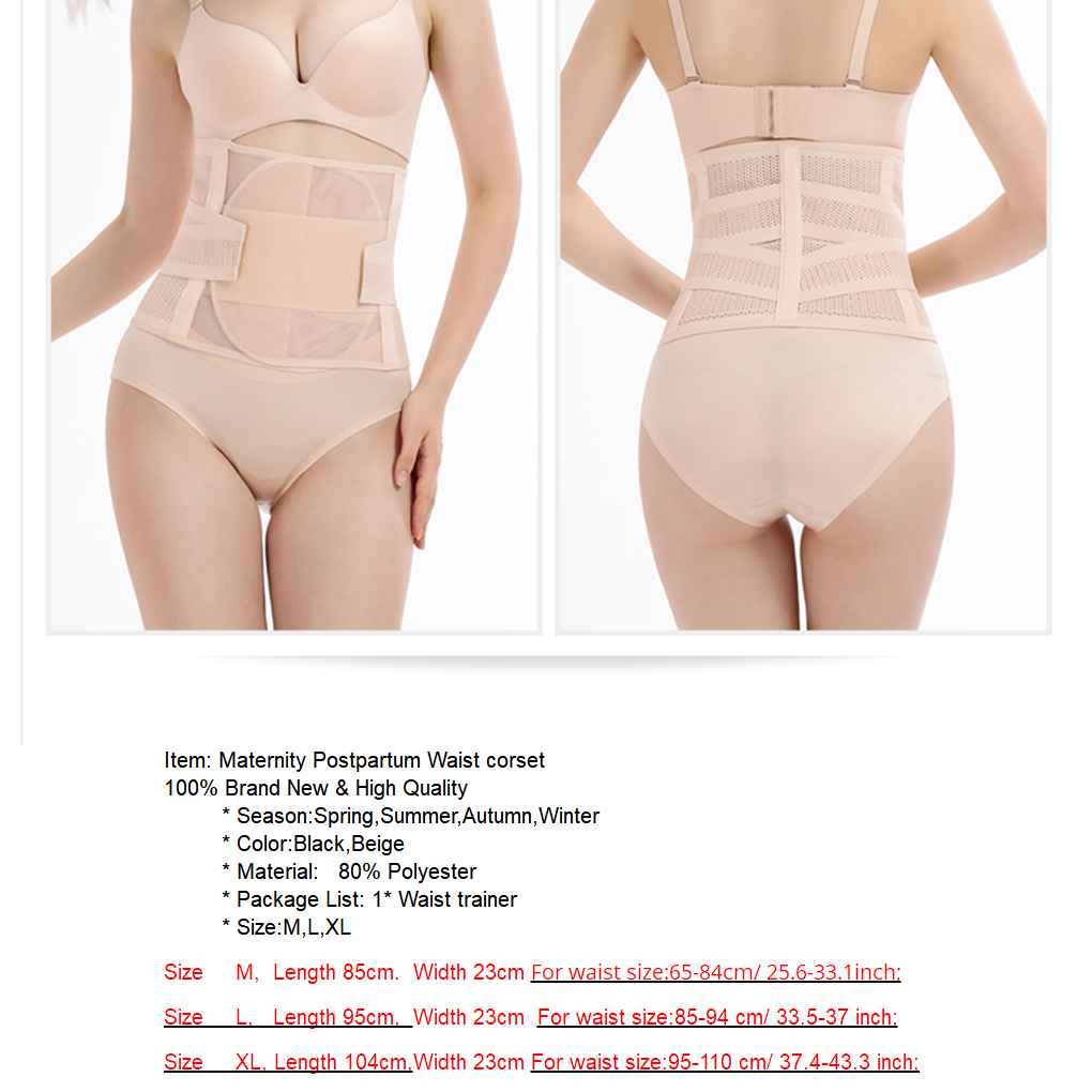 M/L /XL Thin Prevent Backache Girdle Pregnant Women Postpartum Abdomen Strap Belt Back Support Belts