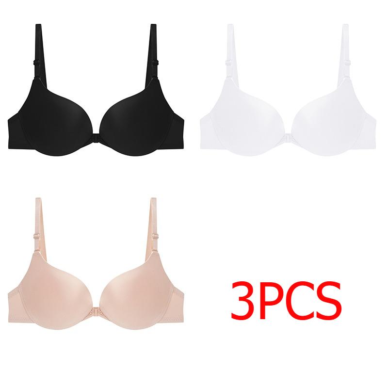 

Женские бюстгальтеры с регулируемой пряжкой и маленькой чашкой, бесшовное нижнее белье пуш-ап, красивые бюстгальтеры со спинкой 34/75AB