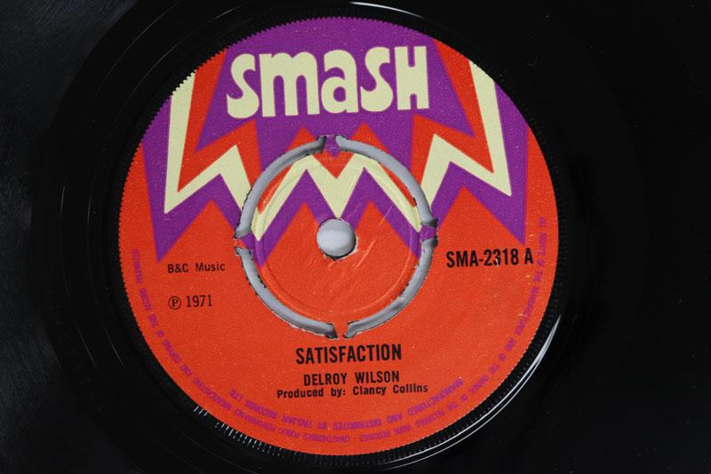 

7-дюймовая пластинка DELROY WILSON Satisfaction Version SMA2318 SMASH 1971 UK Reggae Ska Dub Б/у