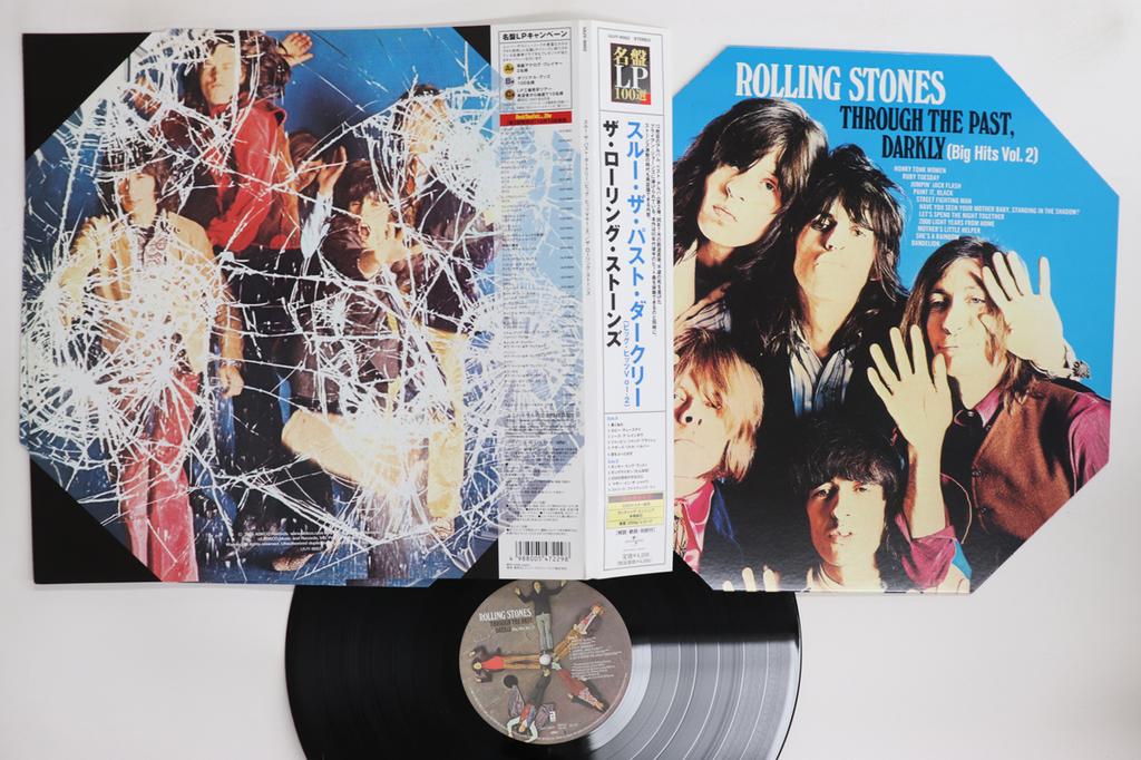 LP Record ROLLING STONES  Through The Past Darkly Big Hits  UIJY9002 ABKCO 2007 Japan Obi Rock Used