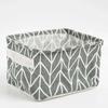 Linen Desktop Waterproof Storage Box for Toys Sundries Cosmetics Underwear Office Stationery