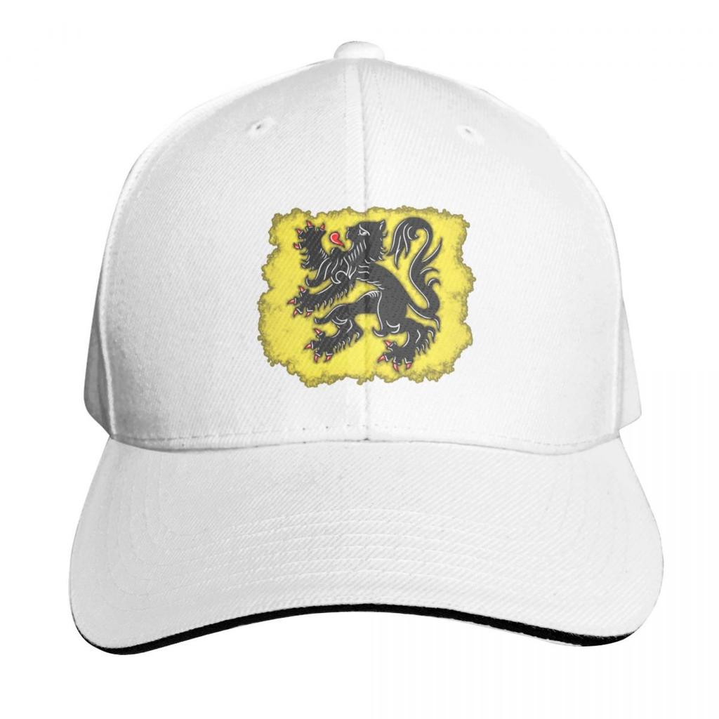 The Black Lion of Flanders Flemish Nationalism Baseball Cap Beach Outing Hat Luxury Brand Hood New In The Hat Women Hats Unisexs