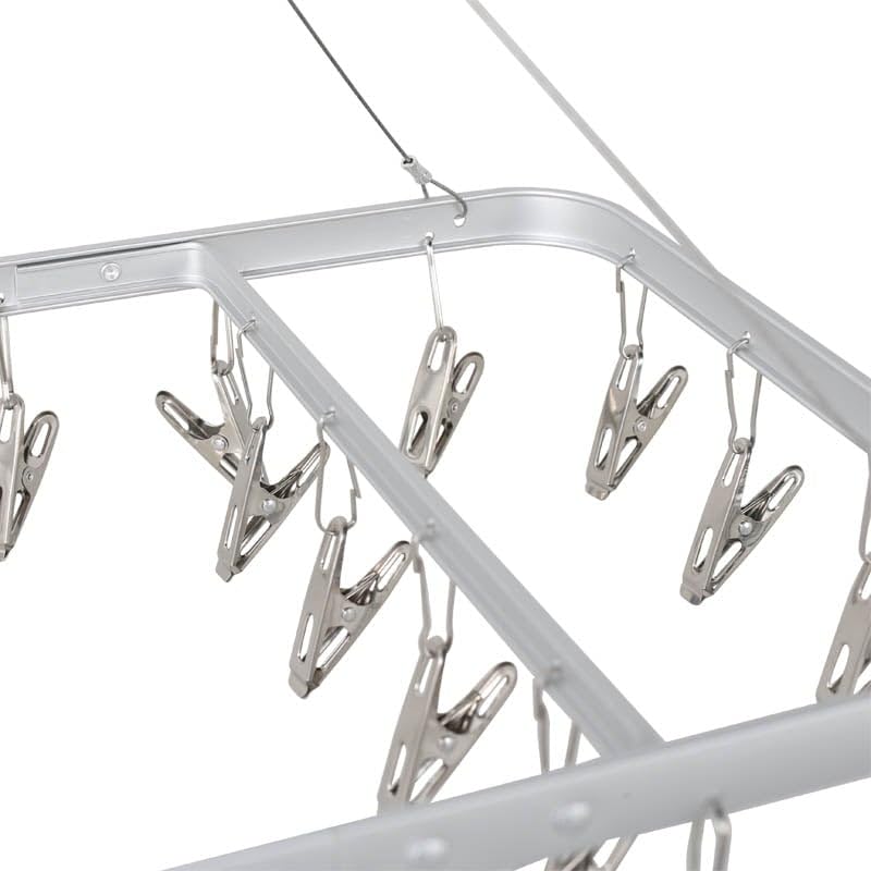 Dulton Pinch Hanger Large 26 Clips Pinch hanger that blends into your everyday life Aluminum 17 x 357 x 270mm RN-0429L/26